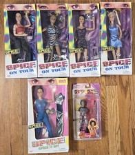 Vintage 1998 Spice Girls 6 Doll Lot Galoob On Tour Spice It Up and Toymax picture