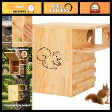 Extra Large Outdoor Squirrel House with Stand, Predator-Proof, Easy-Clean Nestin picture