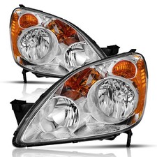 WEELMOTO Headlights For 2005-2006 Honda CR-V CRV Sport Utility 4-Door Left+Right picture