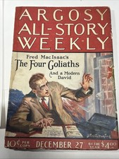 Dashiell Hammett Nightmare Town / Argosy All - Story Weekly December 27 1924 picture