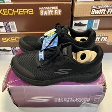Skechers GOwalk Joy Sneaker Women 6.5 Black Performance Athletic 124641 picture
