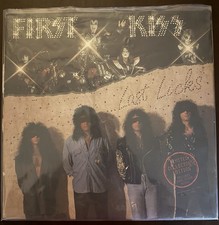 KISS FIRST KISS LAST LICKS 1990 GOLD STAMP PROMO LP  picture