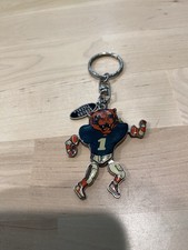 Vintage Auburn Tigers Mascot Keychain Metal picture