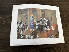 Disney 101 Dalmations Lithograph Commemorative Print picture