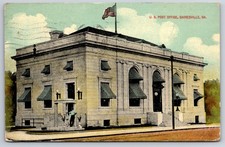 US Post Office Building Gainesville Georgia GA c1910 Postcard picture