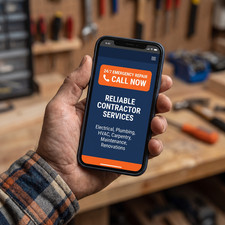 Contractor Website Design | HVAC Plumbing Roofing Towing | SEO Ready | 5 Page picture