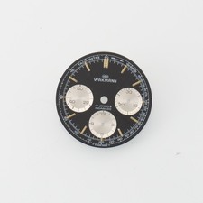 Wakmann Chronograph 3 Register Swiss Made Dial Excellent Pre-Owned Condition picture