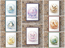 Pokemon Bubble Wall Art Pokemon  A4 A3 Prints picture