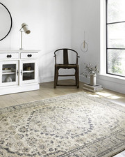 Loloi II Teagan Collection TEA-01 Natural/Lt. Grey 6'-7