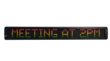 NEW Alpha 215C Tri-Color LED Scrolling Message Sign Indoor Electronic Display picture