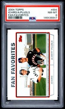 2004 Topps Ichiro Suzuki #694 Fan Favorites PSA 8 picture