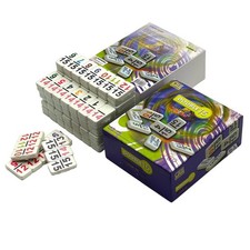 CHH 15 Professional Double Domino with Color Numbers – 136 Pieces Domino Set picture