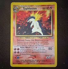 The Pokémon Pokémon TCG Typhlosion 17/111 Neo Genesis Holo 100 HP picture