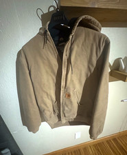 Vintage 2004 Carhartt J14 BRN Brown Duck Active Jacket Quilted Lined Men’s Mediu picture