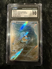CGC 10 Japanese 2023 Pokemon Card 151 AR Holo (Squirtle, Charmander, Bulbasaur) picture