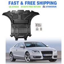 2Pcs For Audi A5 S5 2009-2017 Under Engine Splash Guards Front Engine Mud Flaps picture