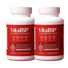 2-Pack Vital BP Capsules - VitalBP Total Cardiovascular Health Support -120 Caps picture