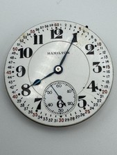 Vintage Hamilton 992 16s 21J Pocket Watch Movement For Parts Or Repair picture