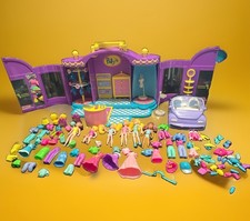 VTG Huge Lot 1999 Polly Pocket Fashion Boutique Playset Dolls Car Accessories picture
