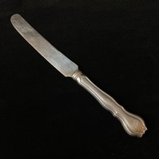 1900s Antique Nile by Wallace Sterling Silver Dinner Knife Stag Head Logo 9.5” picture