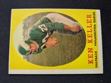 1958 Topps Football Card # 108 Ken Keller - Philadelphia Eagles (VG/EX) picture