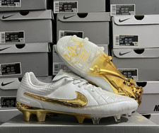 Nike Tiempo Legend Football Cleats White/Gold US 5-11 Medium (D/M) picture