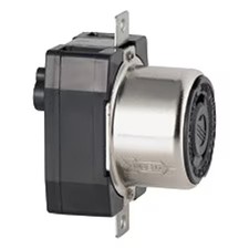 Leviton 6369Cr Lockingreceptacle, 50A, 125/250Vac, Black picture