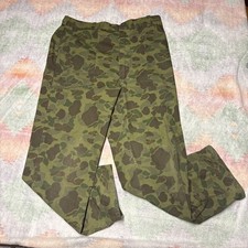 VTG 1960’s Men’s Large Kamo Pants Ripstop 100% Cotton 36x32 picture