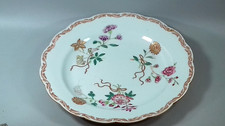 ANTIQUE CHINESE 18TH C PLATE PORCELAIN POLYCHROME picture