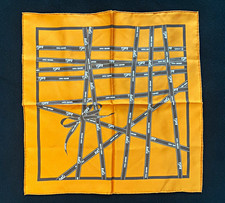 Hermès Bolduc Silk Scarf , Carré 45cm , in Orange picture