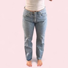 Vintage Wrangler light wash straight leg denim picture