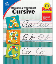 Beginning Traditional Cursive Handwriting Workbook for Kids, Handwriting Practi picture