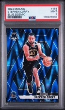 Panini 2024-25 Mosaic Stephen Curry #163 Seismic Blue Mosaic Prizm /149 picture