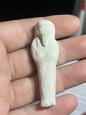 664-332 BC Ushebti Ancient Egyptian Egypt Empire Fayenza AUTHENTIC GUARANTEED picture
