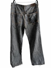 Rocawear Authentic Vintage Y2K Baggy Embroidered Jeans Size 40 picture