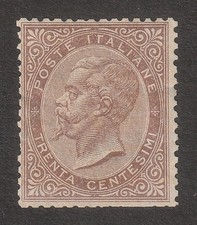 IMTZ ITALY 1863/77 stamp 30 c. MINT picture