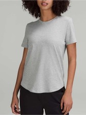 ·Lululemon· Heathered Core Light Grey Love Crewneck Tee Shirt Size 4 picture