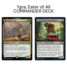 MTG Commander Deck: Ygra Eater of All (Presleeved) Food Sacrifice + Booster Pack picture