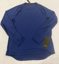 Lululemon License To Train Long Sleeve Shirt Medium Blue Club Blue picture