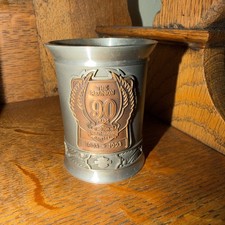 Harley-Davidson 90th Anniversary Reunion Pewter Shot Glass Ltd Edition 993/5000 picture