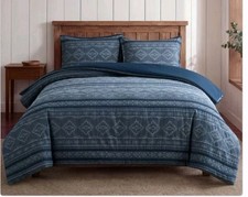 Pendleton 3-piece Otero Yarn-Dyed Jacquard Comforter Set New, King picture