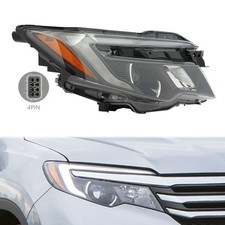 Fits 2016-18 Honda Pilot 17-20 Ridgeline Halogen Headlight Headlamp Passenger RH picture