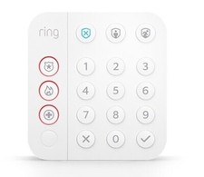 NEW Ring Alarm 2nd Gen Mountable Wireless Keypad 4AK1SZ-0EN0 w/ Power Adapter picture
