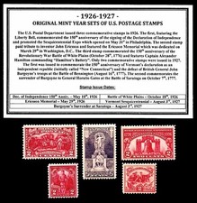 1926 - 1927 YEAR SET OF MINT -MNH- VINTAGE U.S. POSTAGE STAMPS picture
