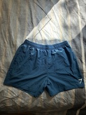 Gymshark Arrival Shorts Men’s 5’ Size L Navy Blue Athletic Training Gym Shorts picture