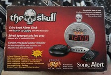 VINTAGE Sonic Alert SBS550BC Skull 