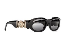 Size US  - Versace Irregular Biggie Sunglasses Black/Black (VE4361) - New picture