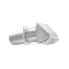 Lambro Dryer Vent Hood, Through the Wall Plastic Pipe, Removable Guard, 4-in. picture