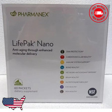 Nu Skin NuSkin Pharmanex LifePak Nano 60 Packets Exp 08/2027 LATEST ARRIVAL NEW picture