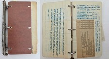 c1905 antique ENGINEERING NOTEBOOK augusta brunswick bath me WATER WORKS picture